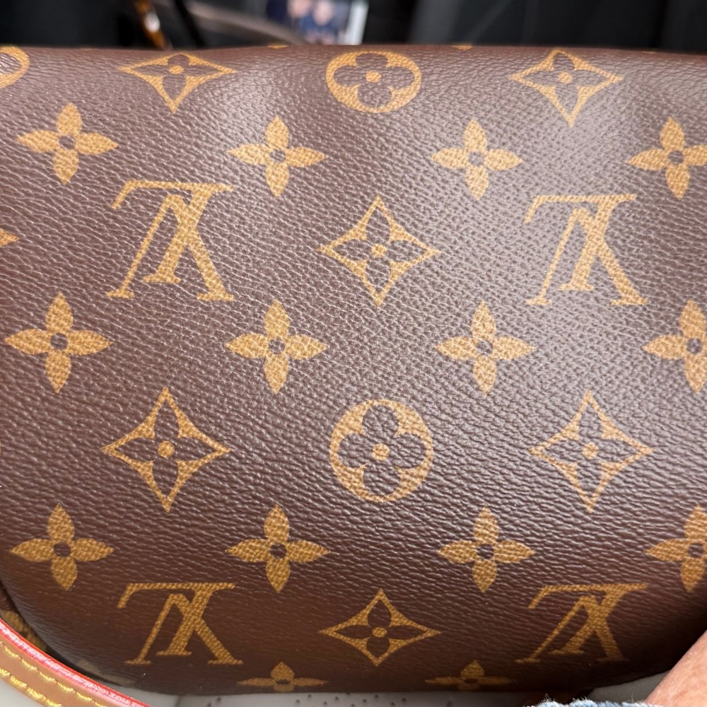 Authentic Louis Vuitton Brown Crossbody Bag with Gold Hardware - Picture 3 of 4